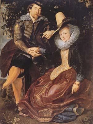 Peter Paul Rubens Ruben with his first wife Isabeela Brant in the Honeysuckle Bower (mk08)